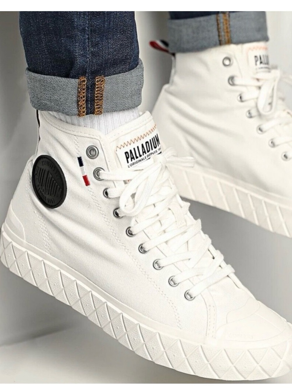 Palladium Palla Ace Canvas Mid - Star White - 8 / 41
